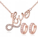 Set Love rose gold