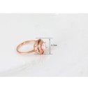 Inel Love rose gold