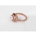 Inel Love rose gold