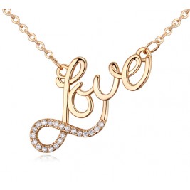 Colier Love gold