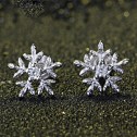 Cercei Fulg de nea silver