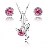 Set Delfini rose