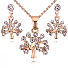 Set Tree of life gold cristal