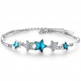 Bratara Stars blue