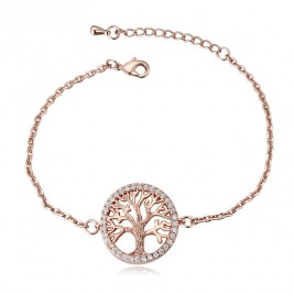 Bratara Tree of Life rose gold