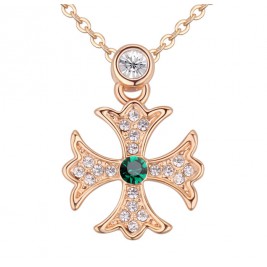 Colier Malta emerald