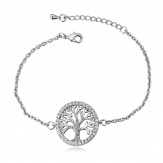 Bratara Tree of Life silver