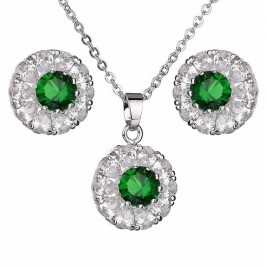 Set Agnes emerald