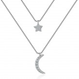 Colier Star moon