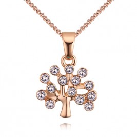 Colier Tree of life gold cristal 