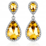 Cercei Cécilia citrine