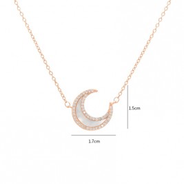 Colier Luna rose gold