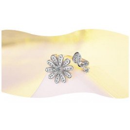 Inel Floare crystal