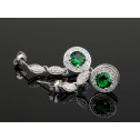 Cercei Ines lux emerald