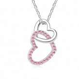 Colier Inimi rose