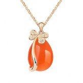 Colier Indira orange