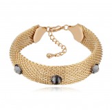 Bratara Marquise diamond gold