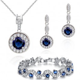 Set Ines lux sapphire