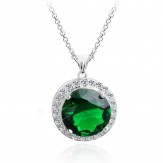 Colier Ines emerald
