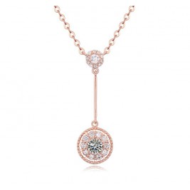 Colier Amanda rose gold